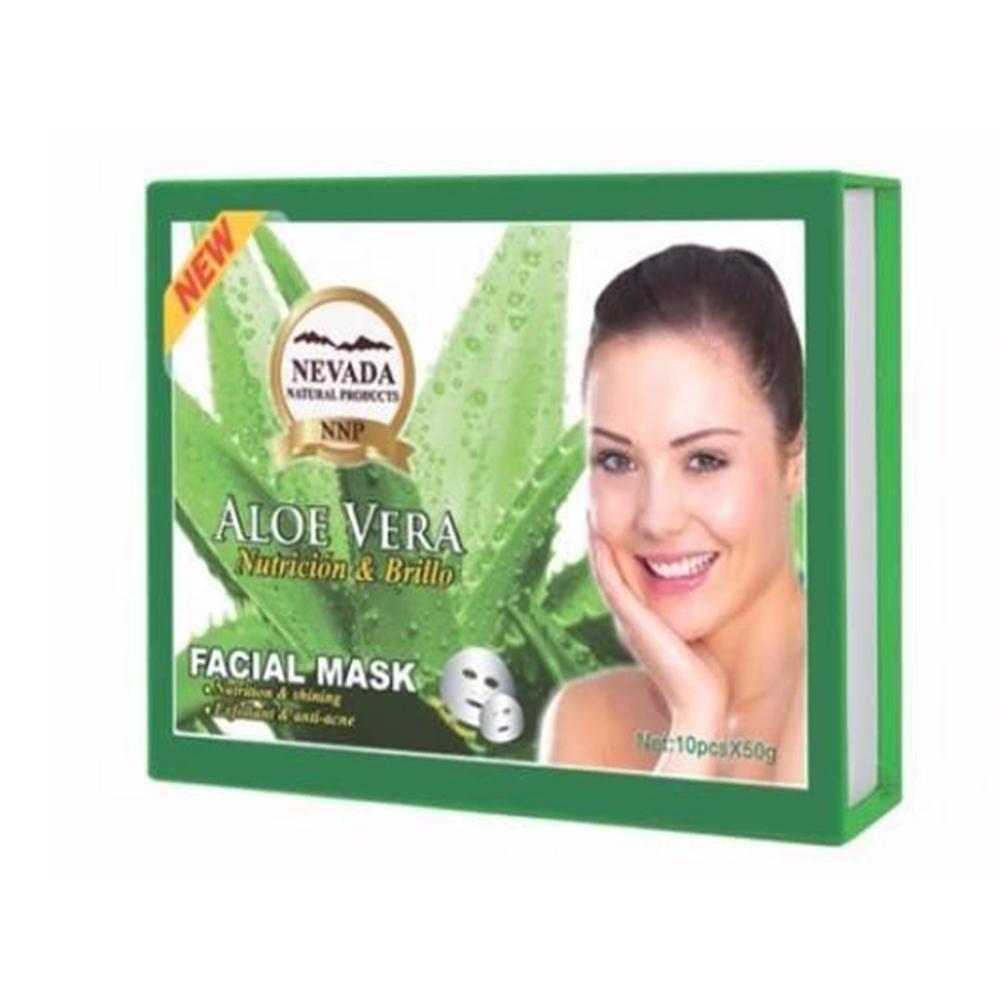Pack 5 Mascarillas Faciales Aloe Vera