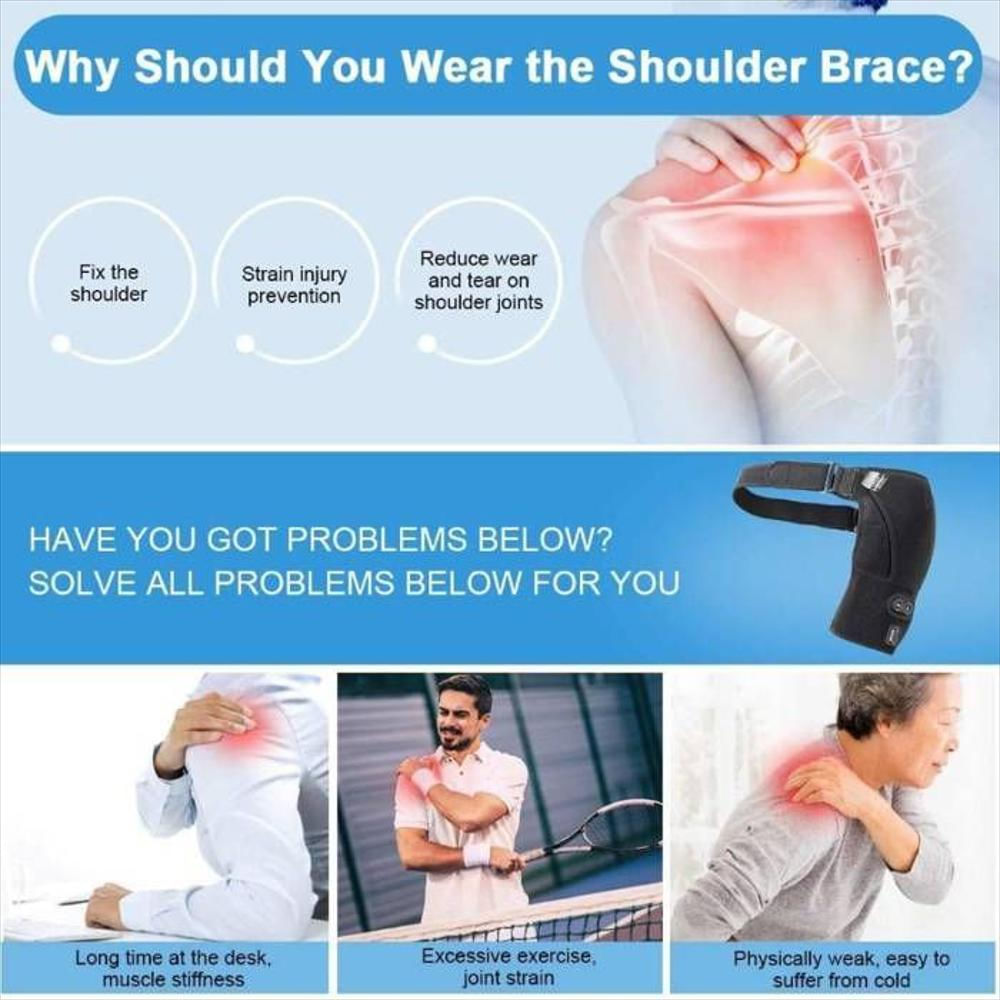 Almohadilla De Hombro Con Calefacción Y Control De Temperatura img #4