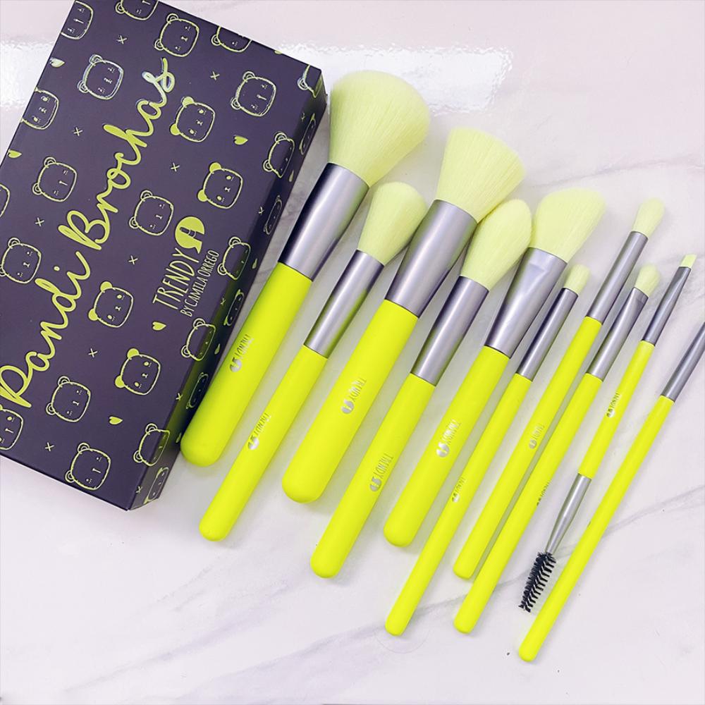 Kit Brochas Neón X 10 Trendy img #2