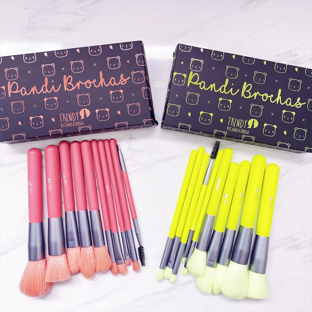 Kit Brochas Neón X 10 Trendy img #3