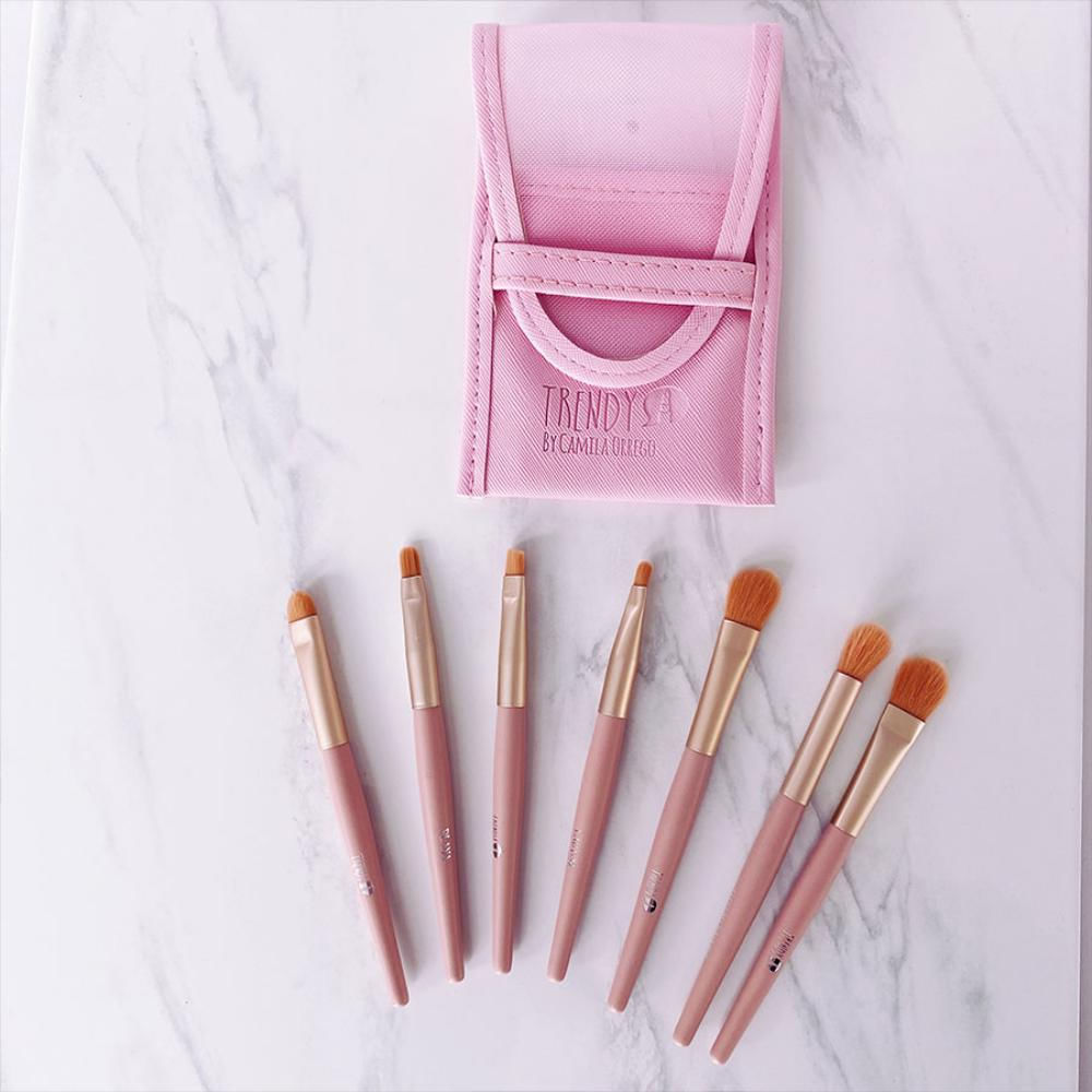 Kit Brochas Para Ojos X 7 Trendy