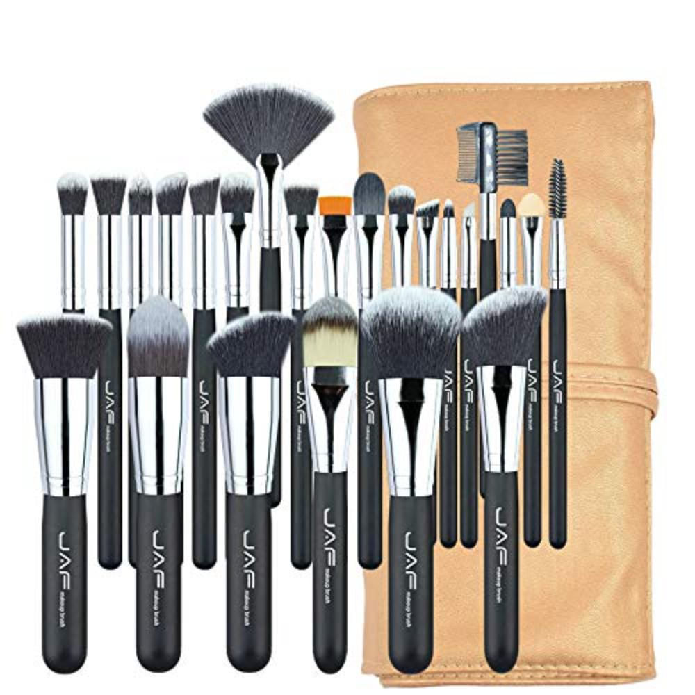 Juego De 24 Brochas De Maquillaje Con Estuche Sintético