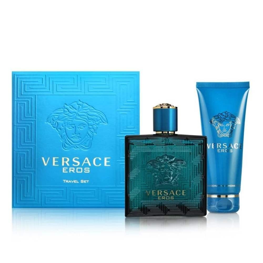 Perfume Versace Eros 3.4 Edt Travel Set 2 Pcs M