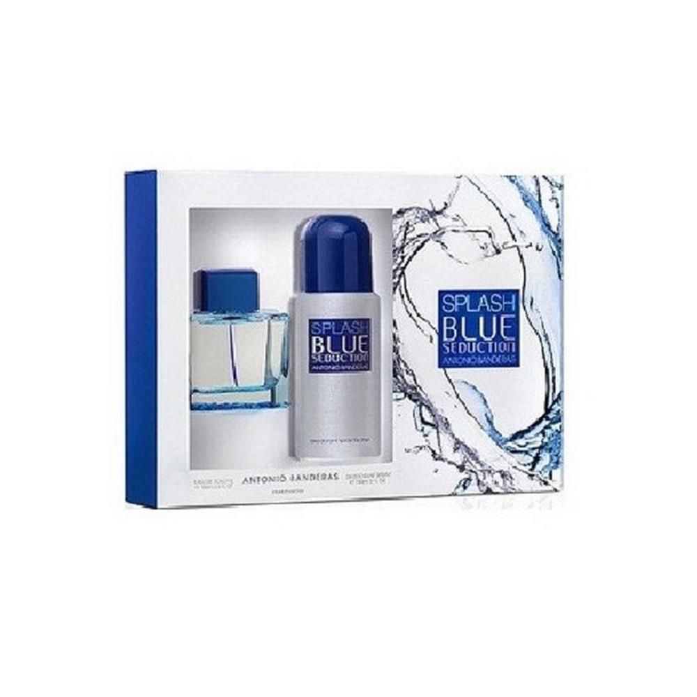 Perfume Antonio Banderas Set Blue Seduction Splash 3.4 M 2 Pzas