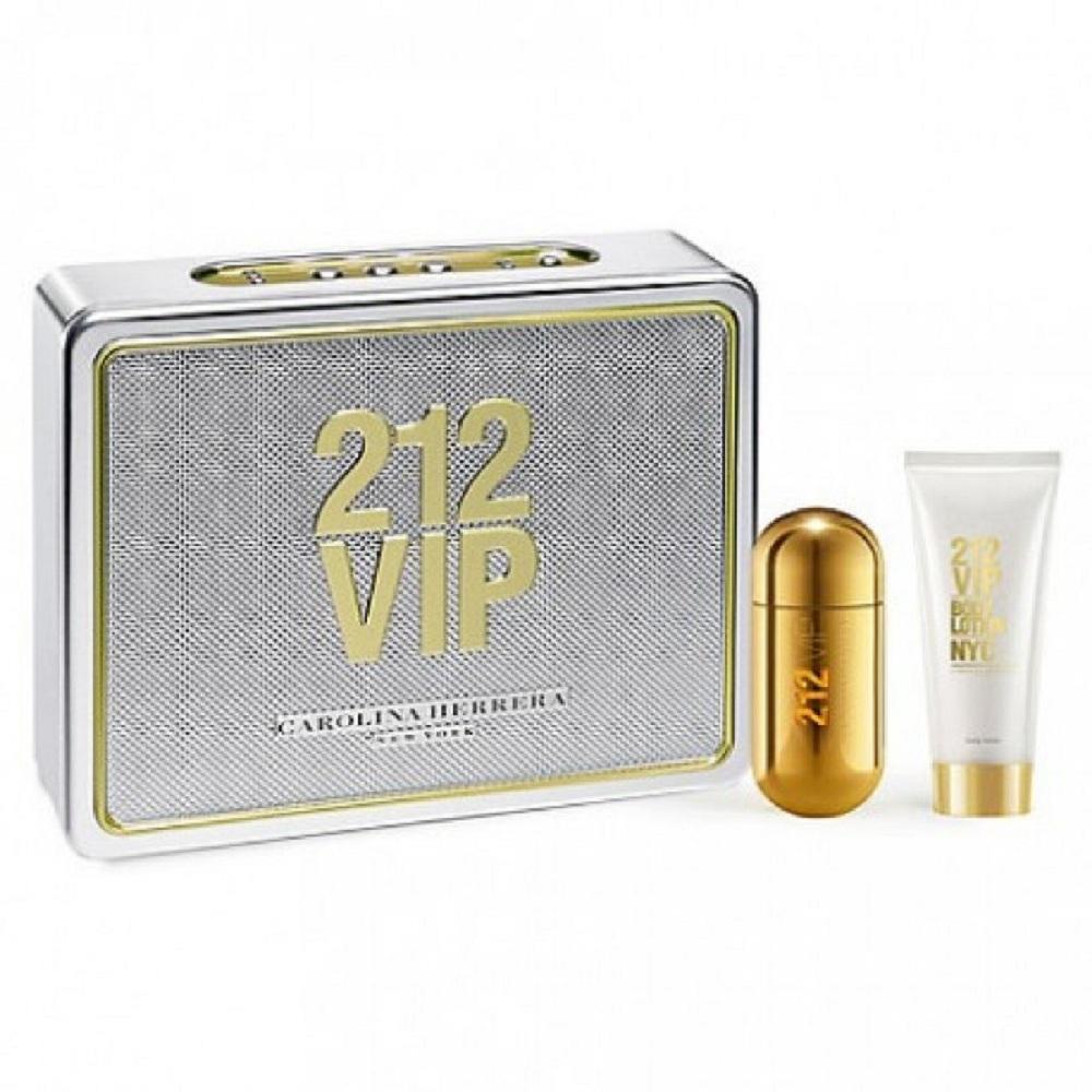 Perfume Carolina Herrera 212 Vip 3.4 Edp L Set 2 Pzas