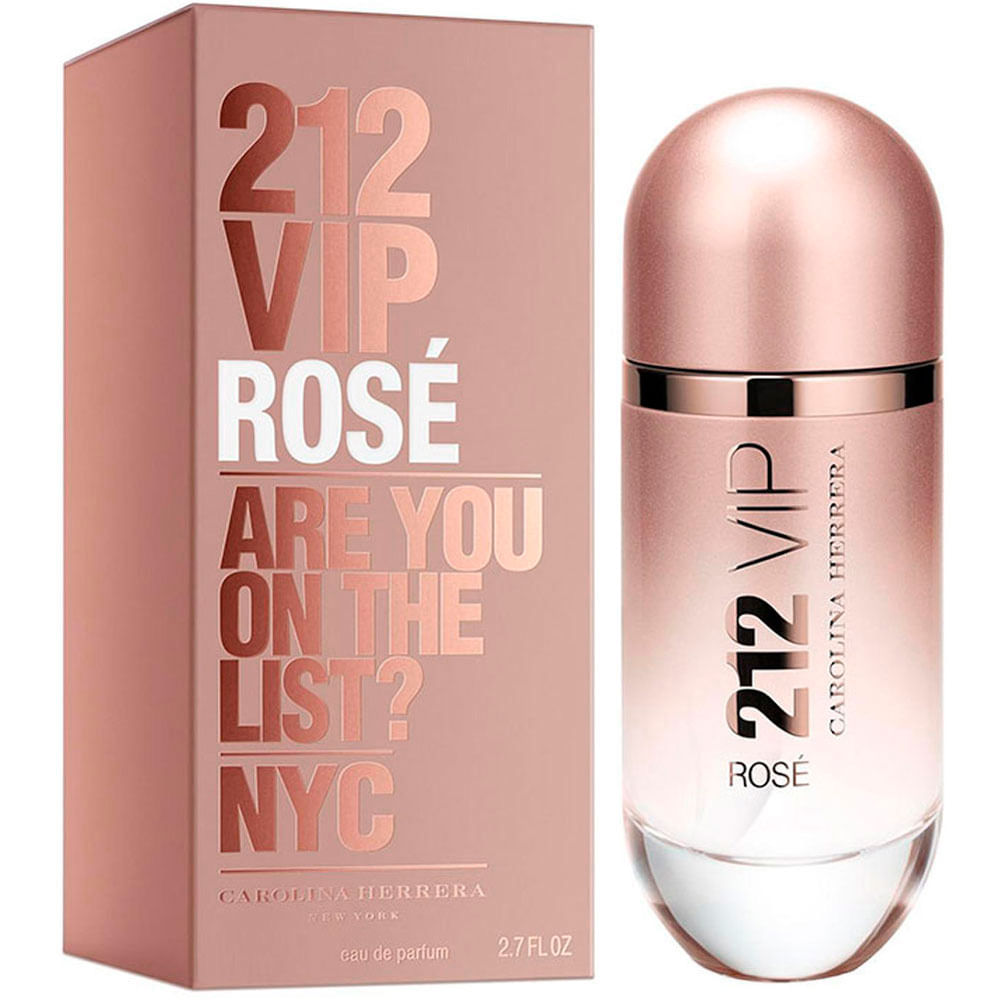 Perfume 212 Vip Rose Carolina Herrera Mujer 80Ml 2.7Oz