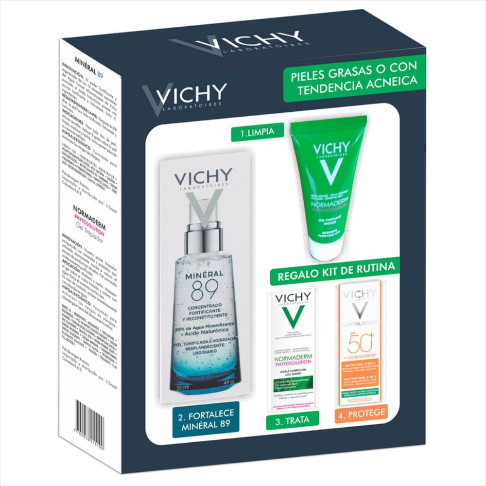 Pack Mineral 89 + Rutina Matificante Vichy