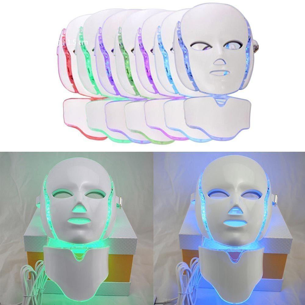 Mascara + Cuello Fototerapia Led Tratamiento Facial Oferta