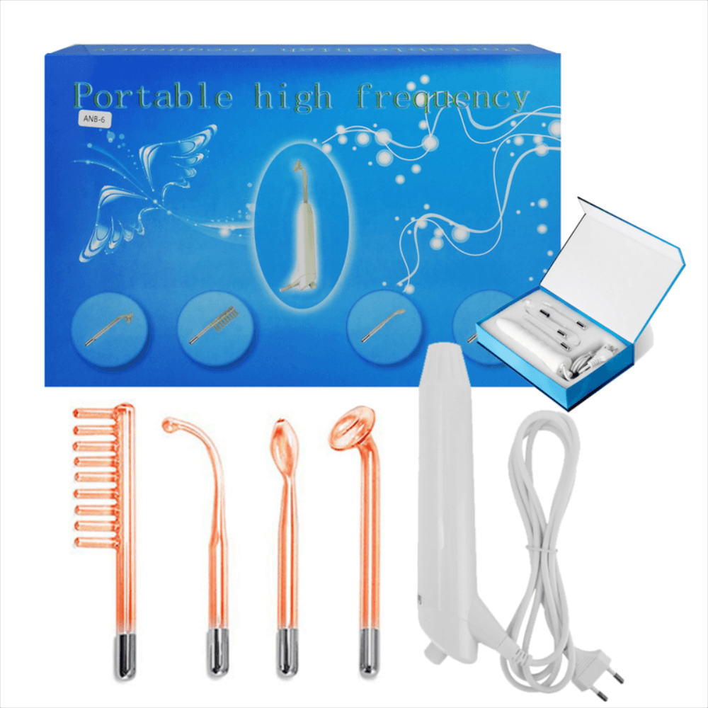 Maquina Facial De Alta Frecuencia Electroterapia Anti Edad 4 Electrodos