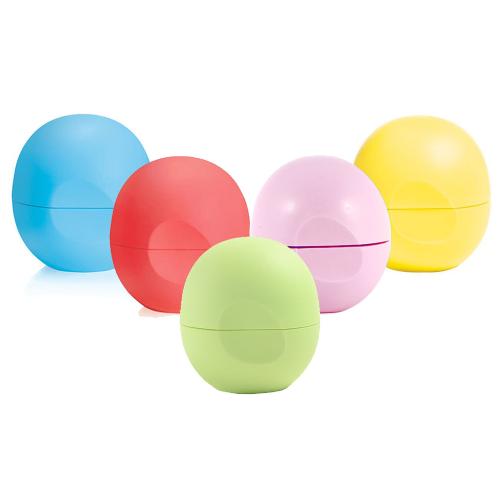 Set De 5 Balsamos Labiales Protectores Eos