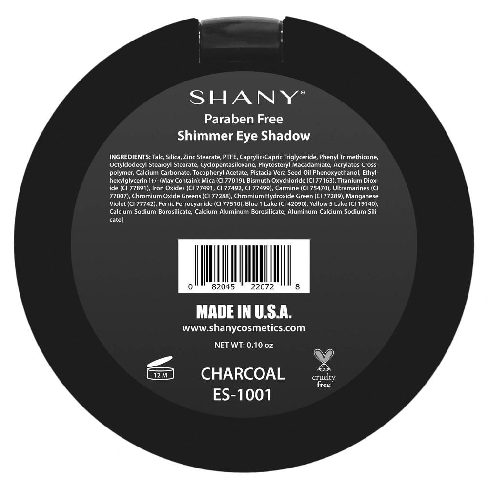 Shany Paraben Free Shimmer Sombra De Ojos Carbón img #3