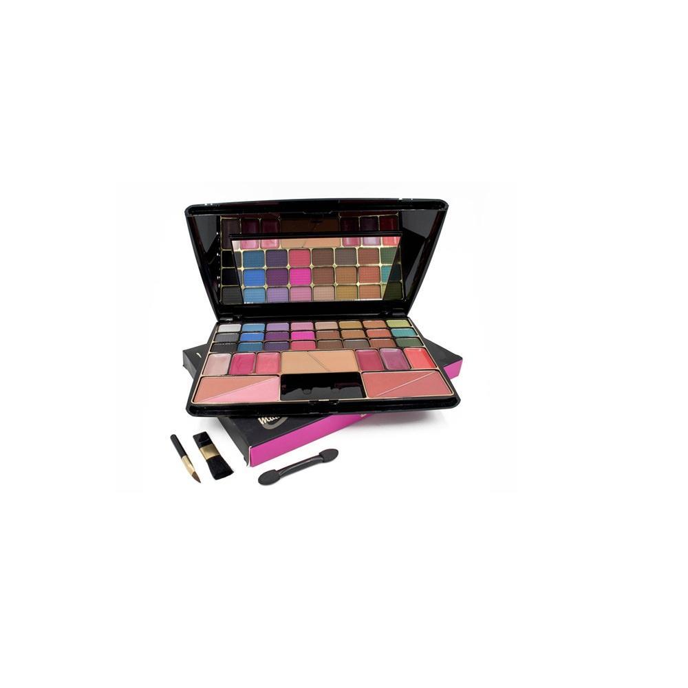 Paleta Sombras 60 Tonos + Rubor + Base Isabela