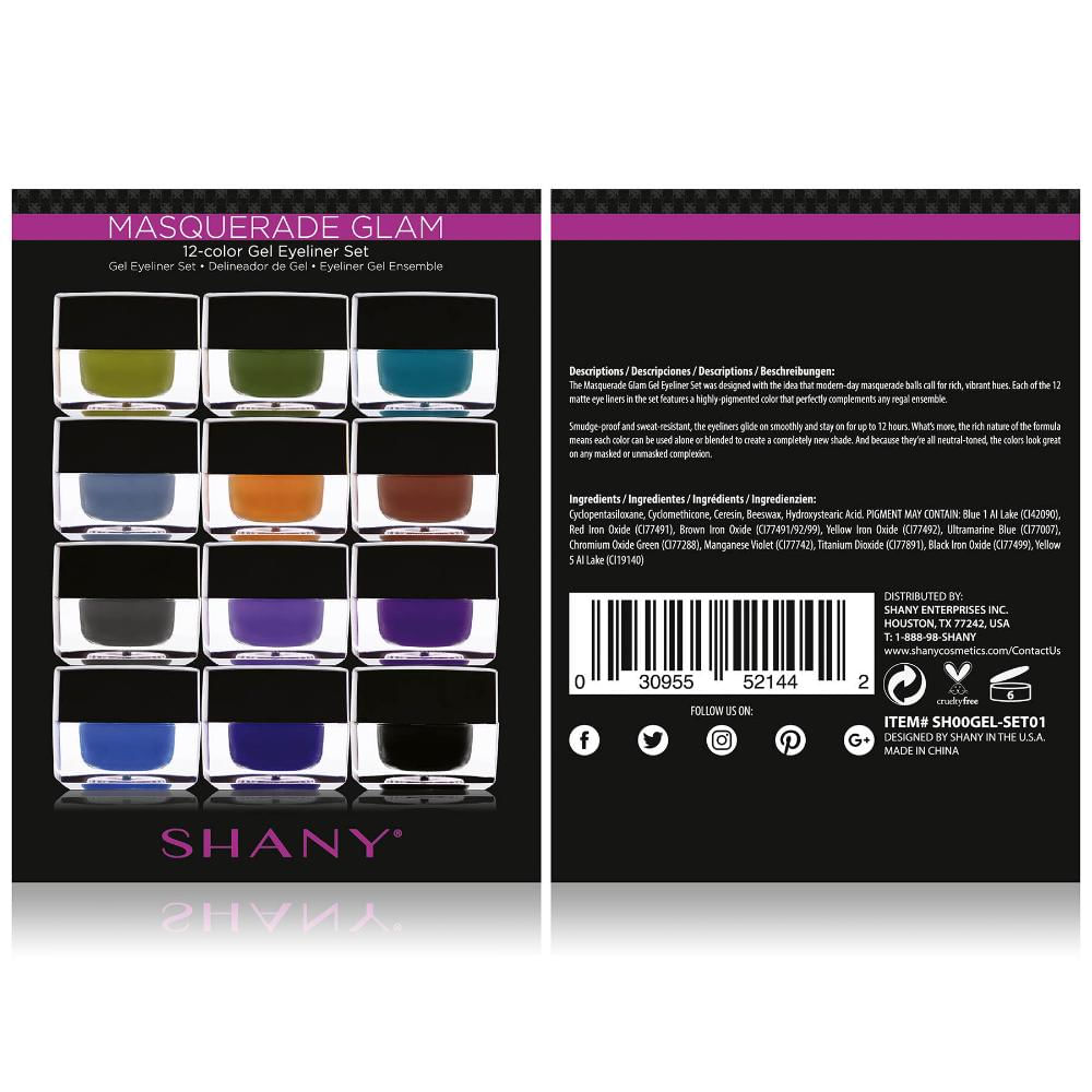 Shany Mascarada Mancha A Prueba De Gel Liner Set img #2