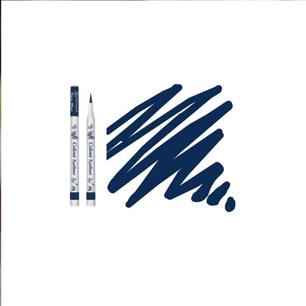Delineador Ojos A Prueba De Agua Dermacol Colour Navy Blue