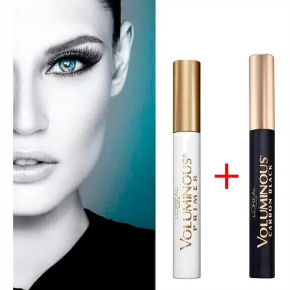 Combo L'oréal Paris Primer + Pestañina Pestañas Efecto 3D