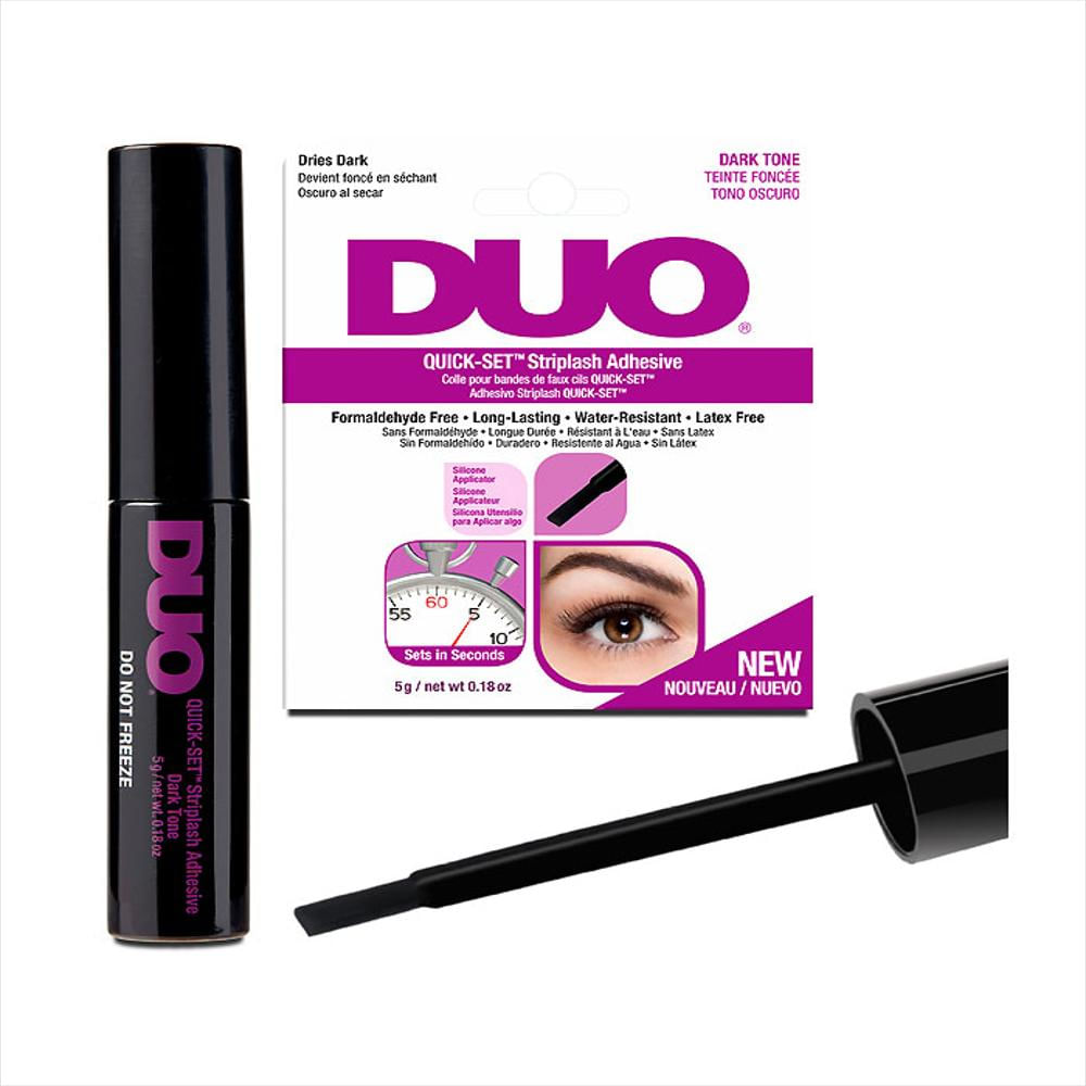 Duo Adhesivo Pestañas Postizas Quick Set Tono Oscuro Rosado