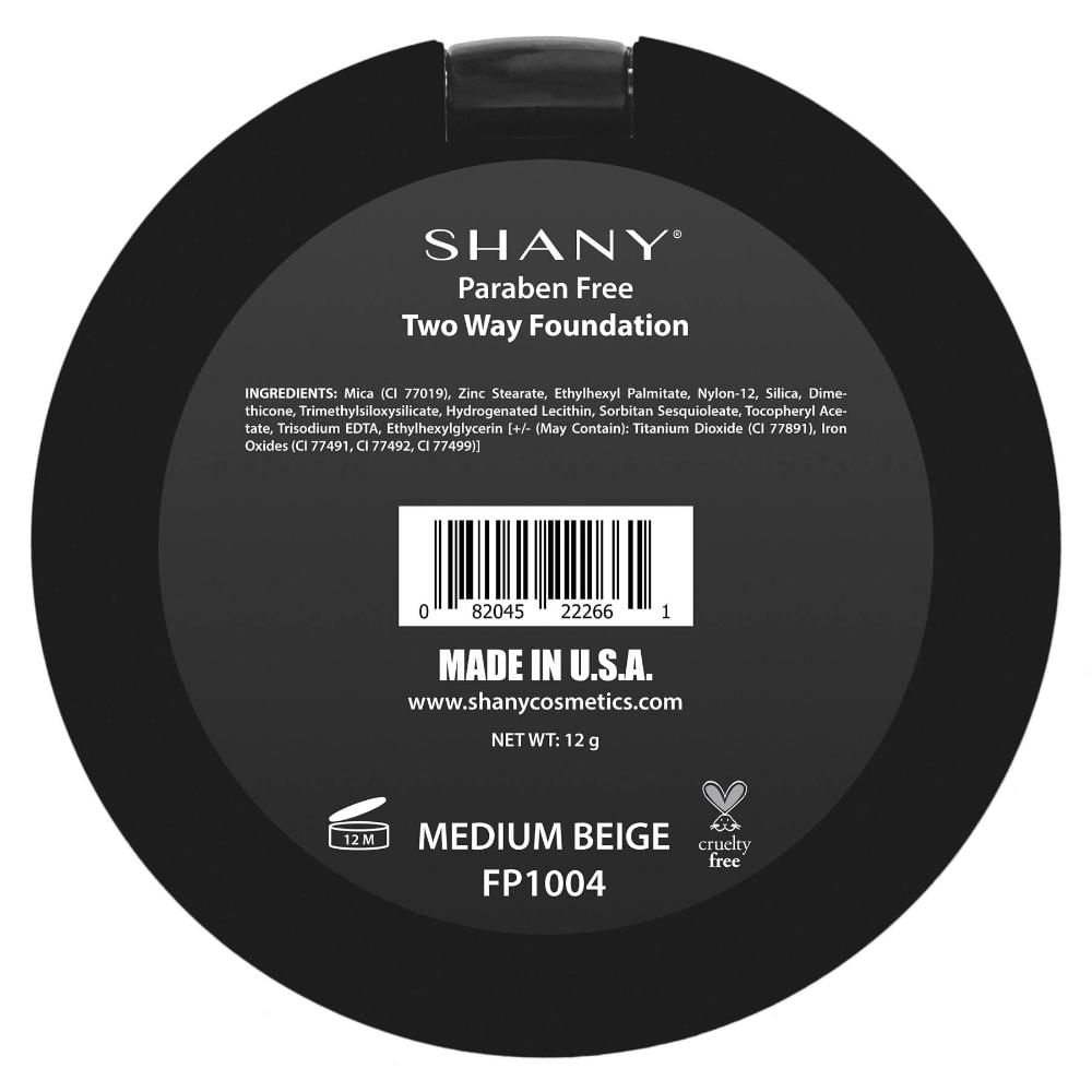 Shany Two Way Foundation Aceite Libre De Beige Medio img #3