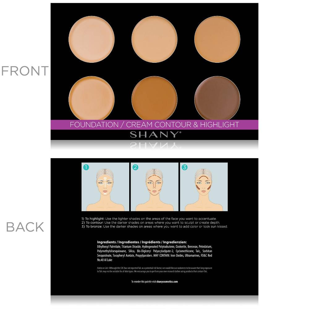 Shany Cream Contour And Highlighting Palette img #3