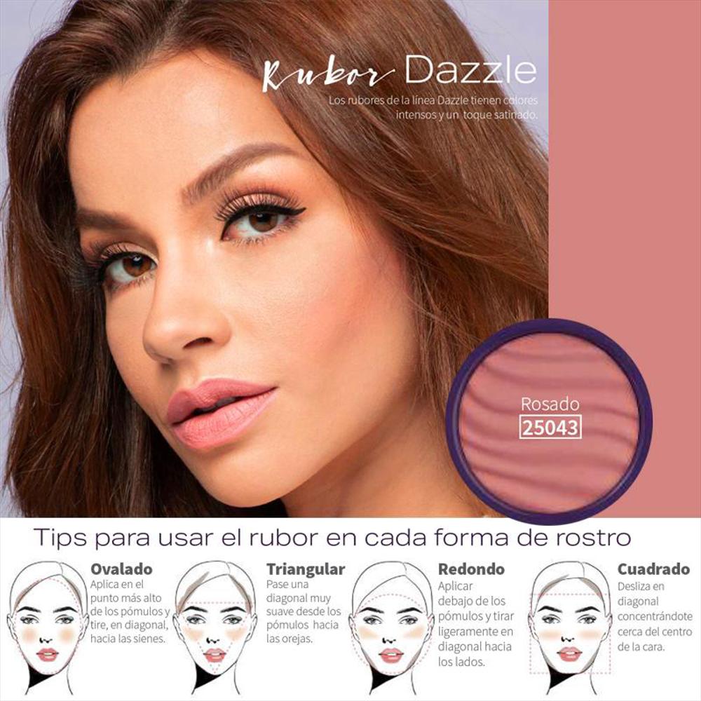 Dazzle Rubor Compacto Facial Rosado Hnd img #3