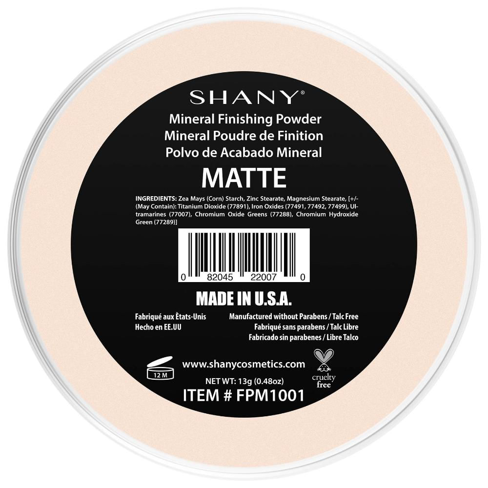Shany Mineral Acabado Polvo Parabeno Mate Libre img #3