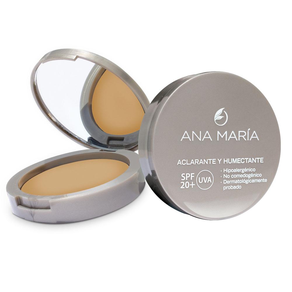 Polvo Facial Compacto Tono Moca 15Gr Aclarante Humectante