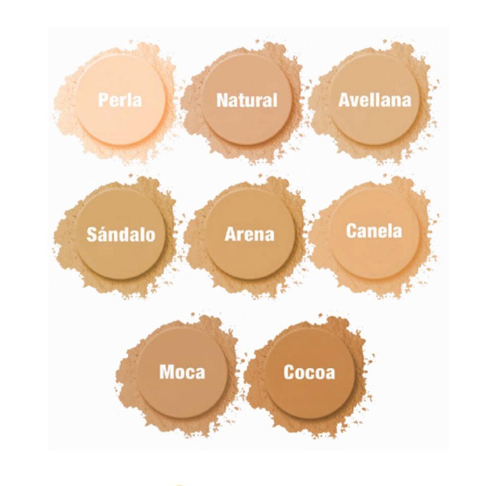 Polvo Facial Compacto Tono Moca 15Gr Aclarante Humectante img #2