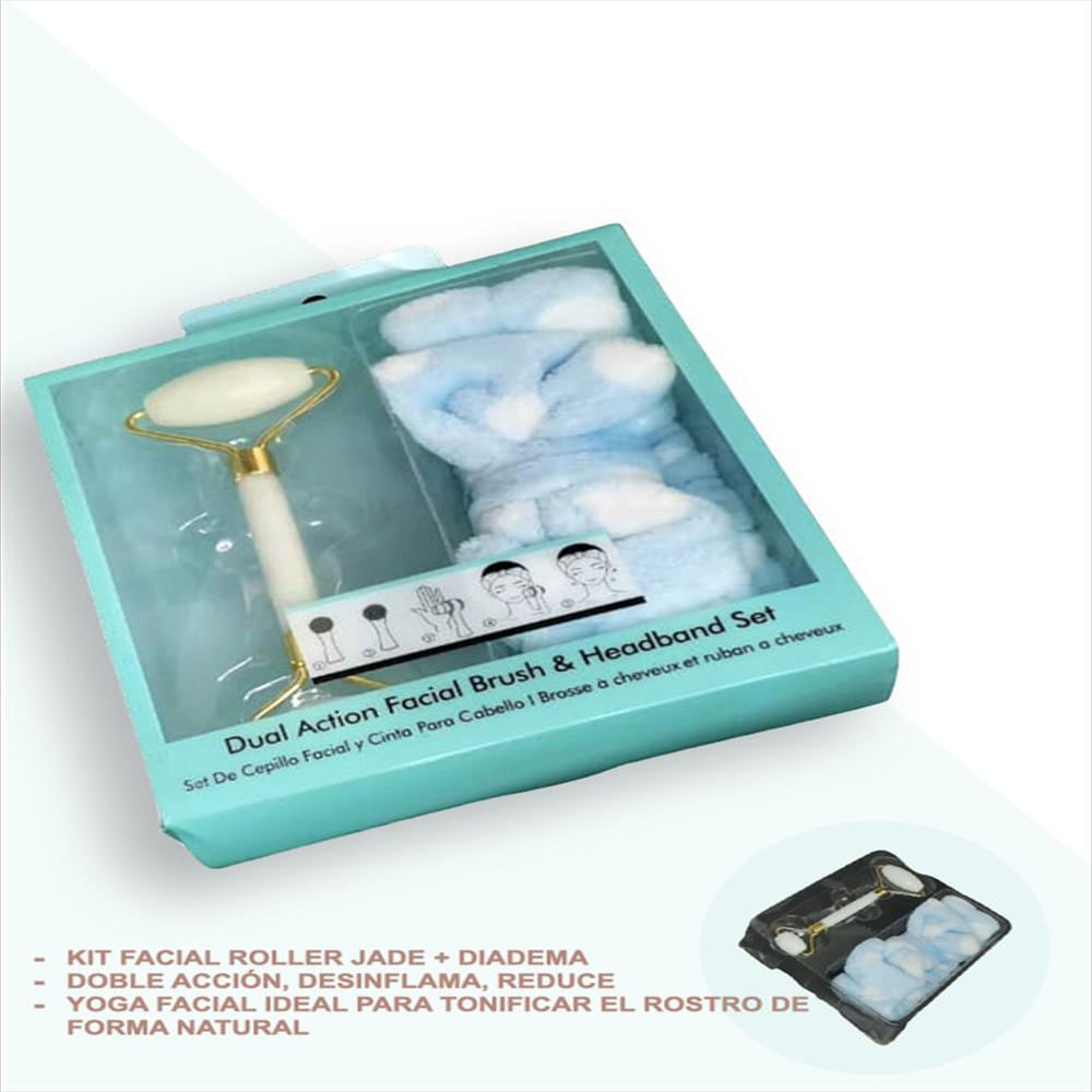 Kit Facial Dual Roller Jade + Diadema img #5