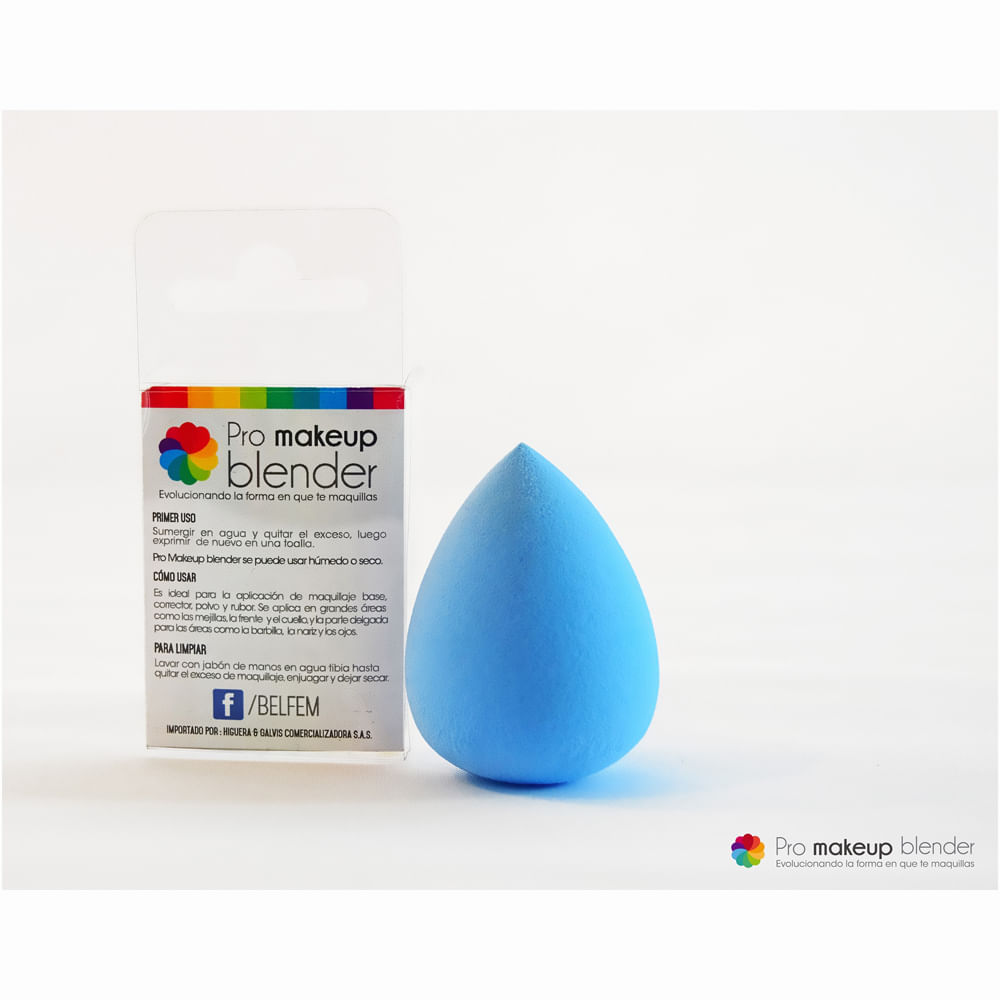 Esponja De Maquillaje Pro Makeup Blender Gota Zafiro img #2