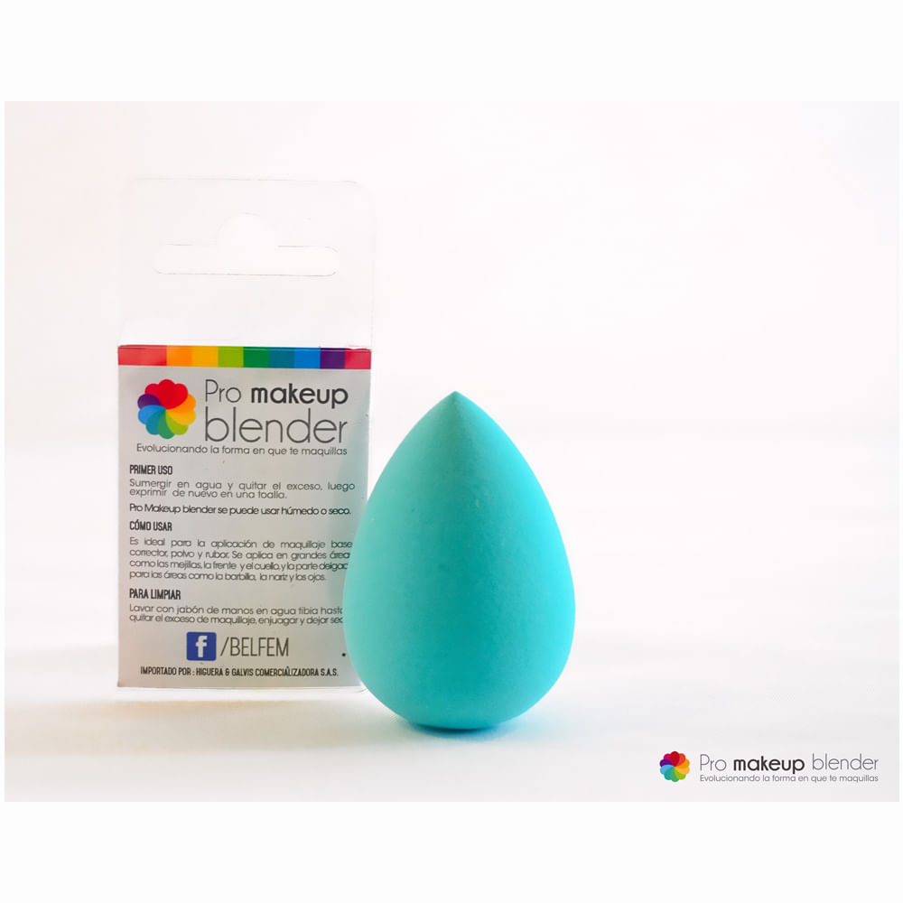 Esponja De Maquillaje Pro Makeup Blender Gota Aqua img #2