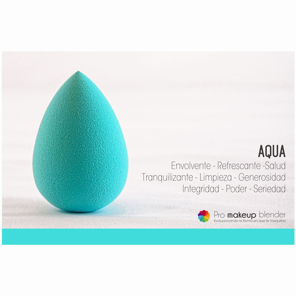 Esponja De Maquillaje Pro Makeup Blender Gota Aqua