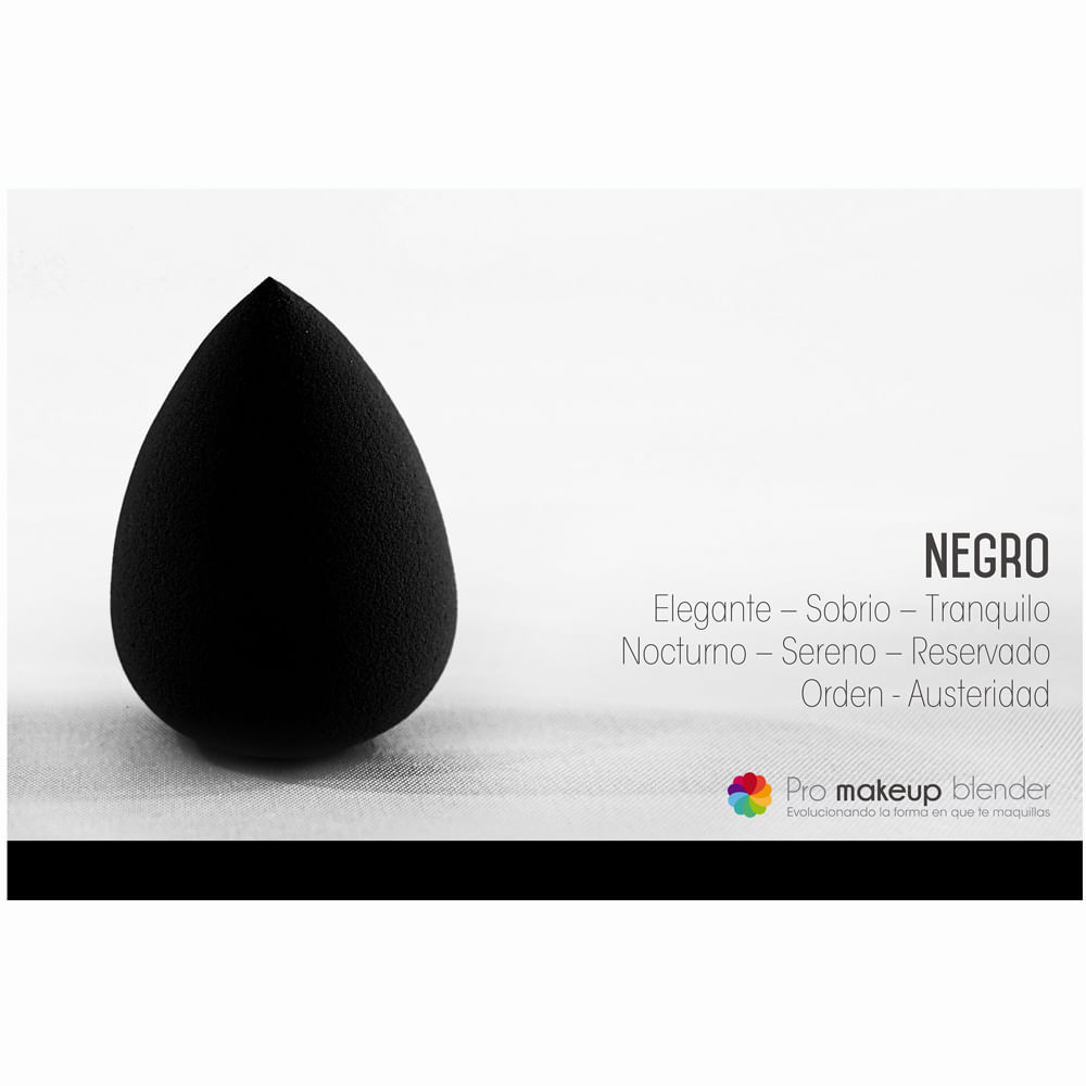 Esponja De Maquillaje Pro Makeup Blender Gota Negro