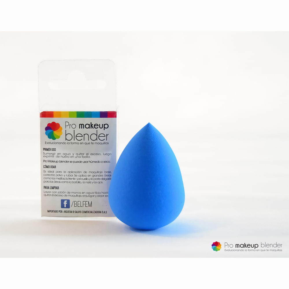Esponja De Maquillaje Pro Makeup Blender Gota Marino img #2