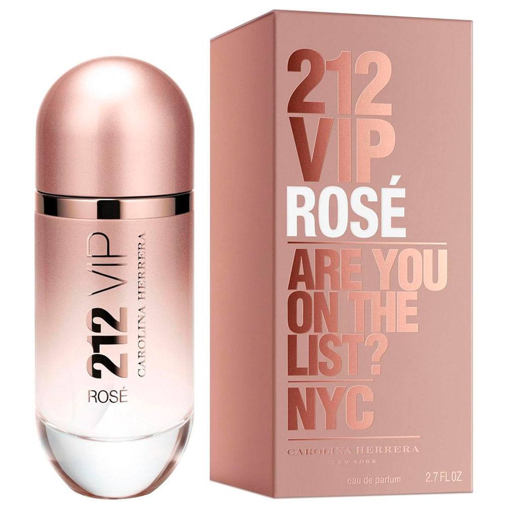 Perfume 212 Vip Rose Carolina Herrera Mujer 80Ml 2.7Oz