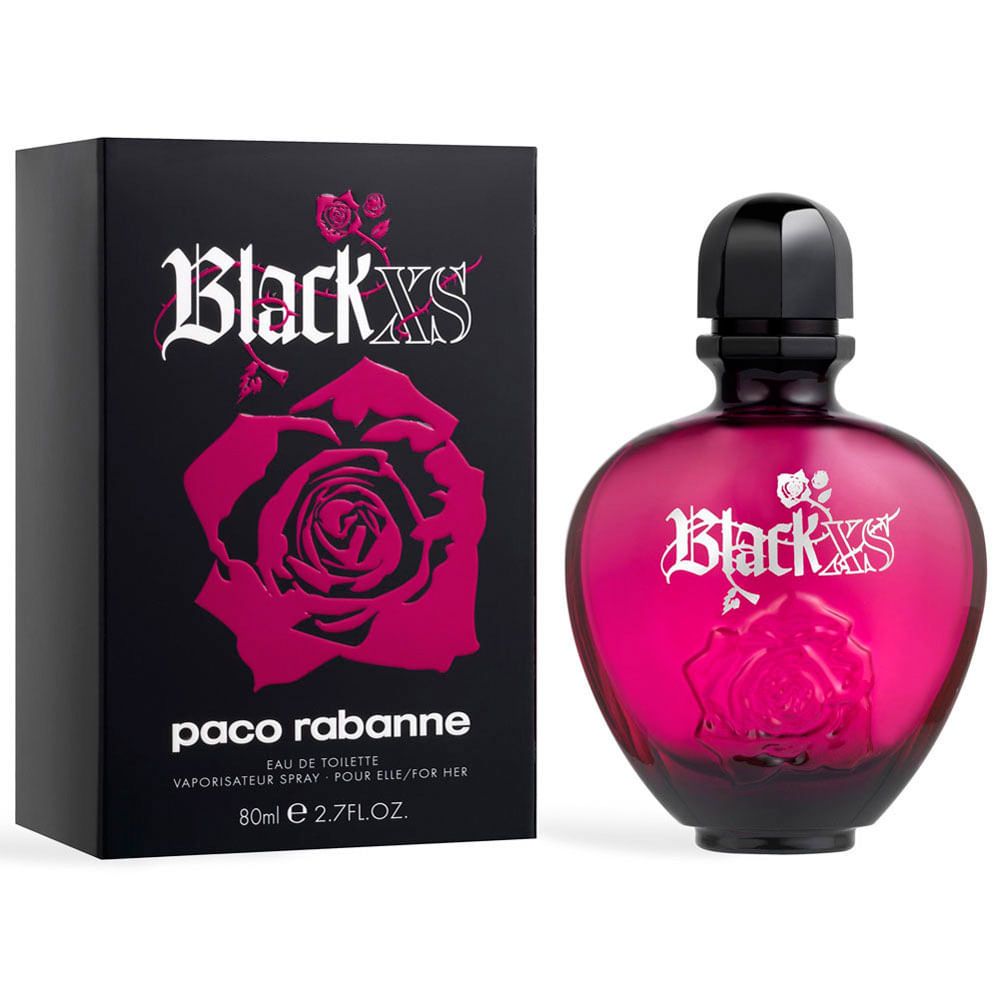 Perfume Paco Rabanne Xs Black Mujer 80Ml Original Sellado