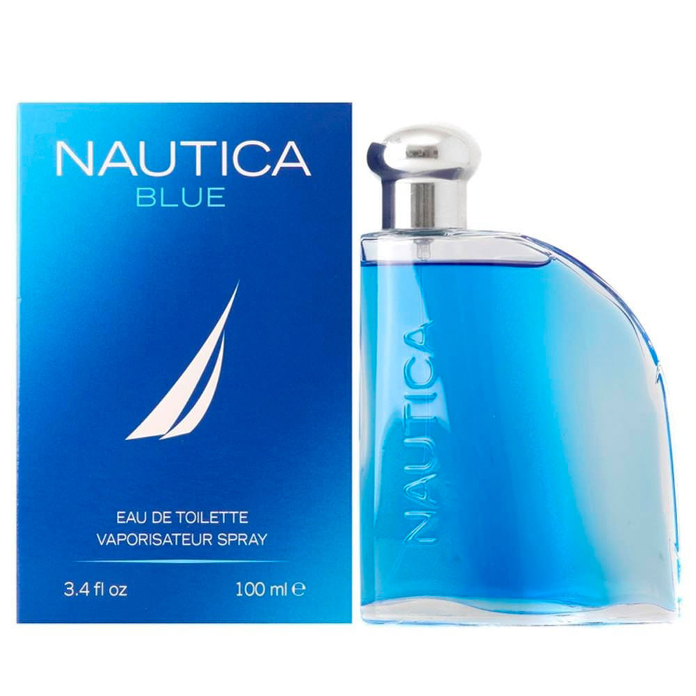 Locion Nautica Blue Hombre 3.4Oz 100Ml Original Azul Perfume