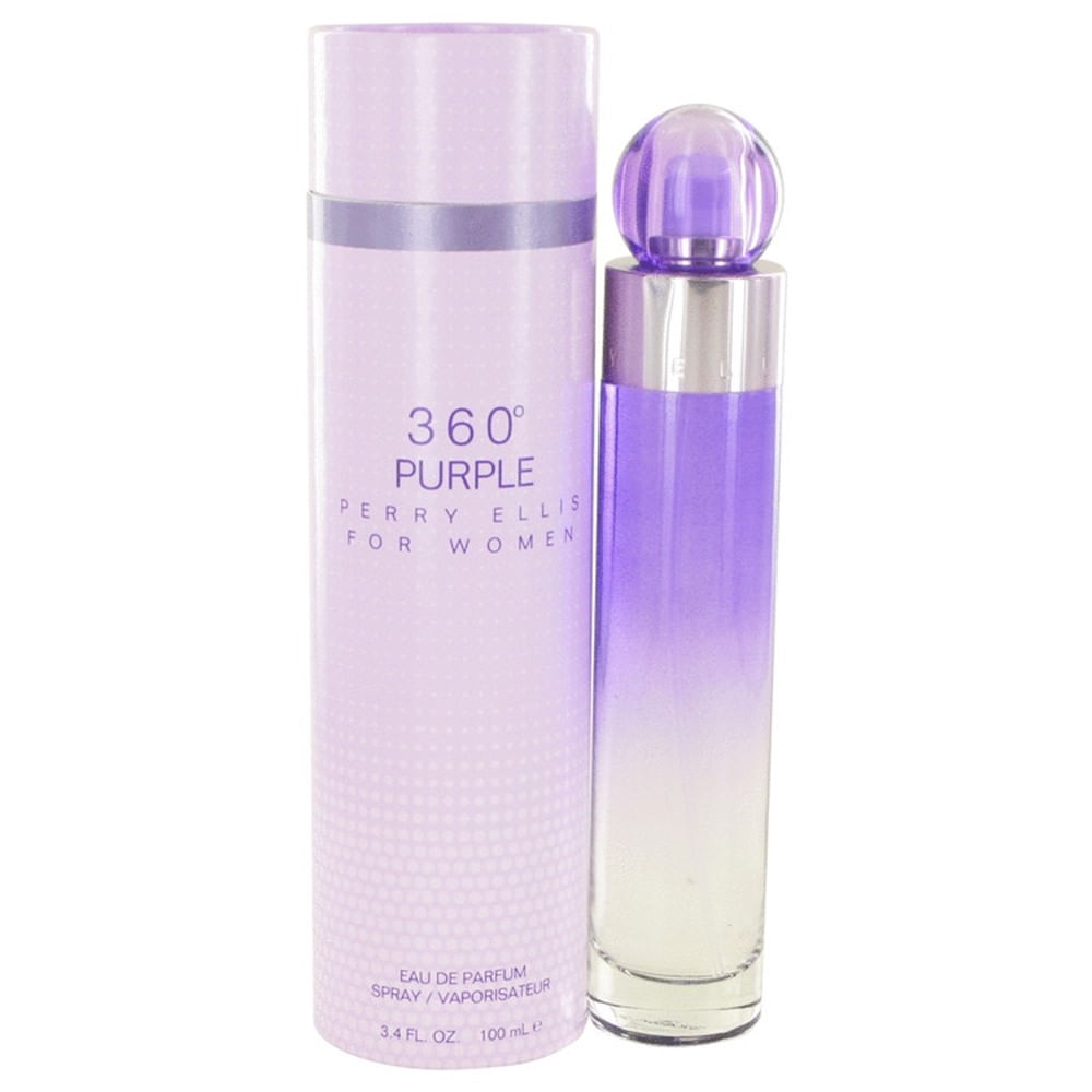 Perfume 360° Purple De Perry Ellis Mujer 3.4 Oz