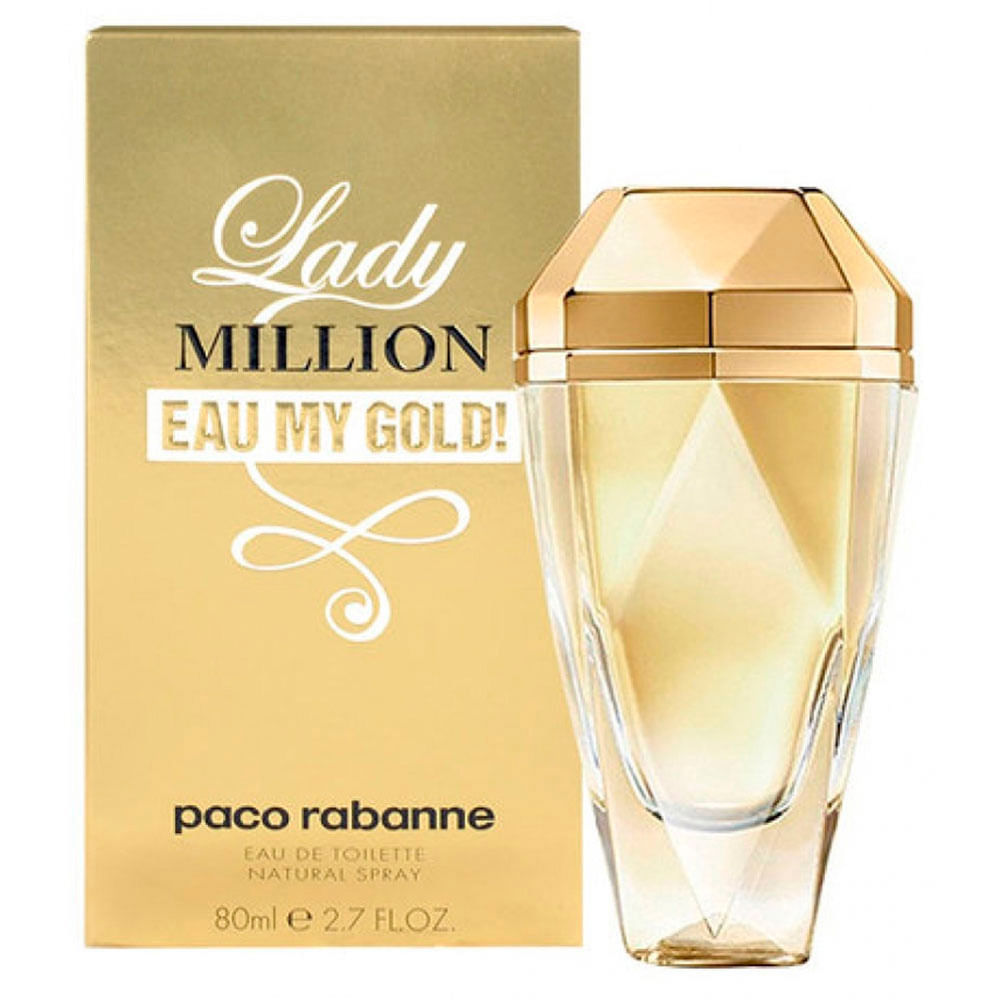 Perfume Lady Million Eau My Gold Paco Rabane Mujer 80Ml2.7Oz