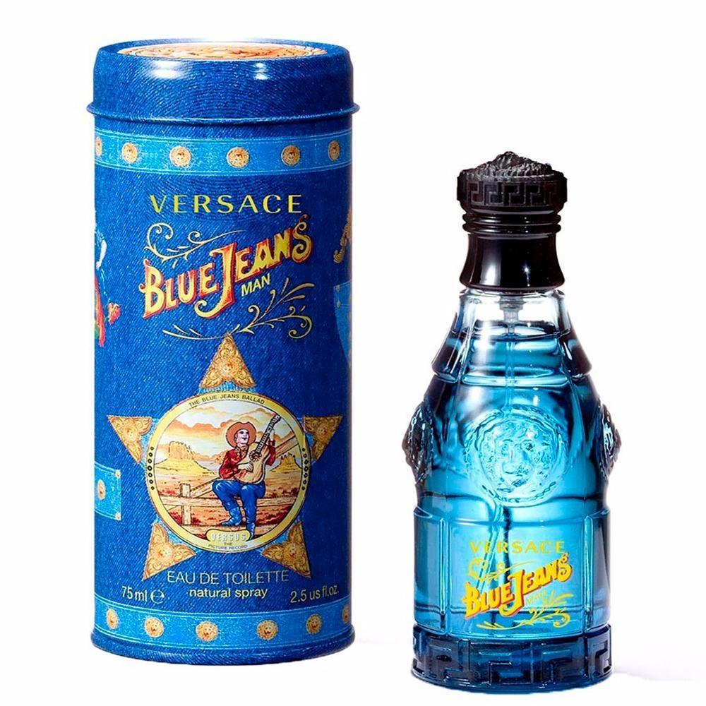 Perfume Hombre Versace Blue Jeans 2.5Oz 75Ml Original