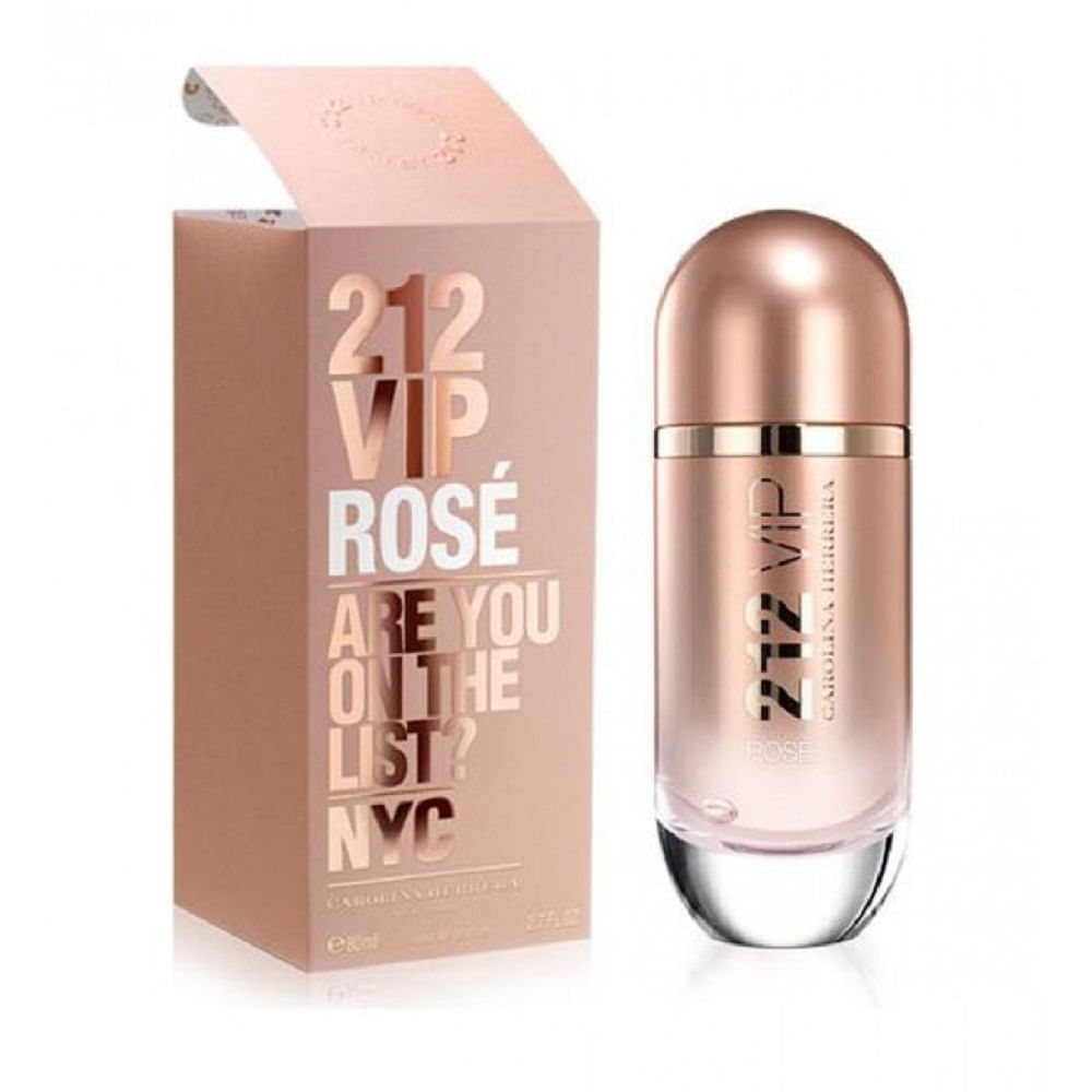 Perfume 212 Vip Rose Carolina Herrera Mujer Dama 80Ml 2.7Oz