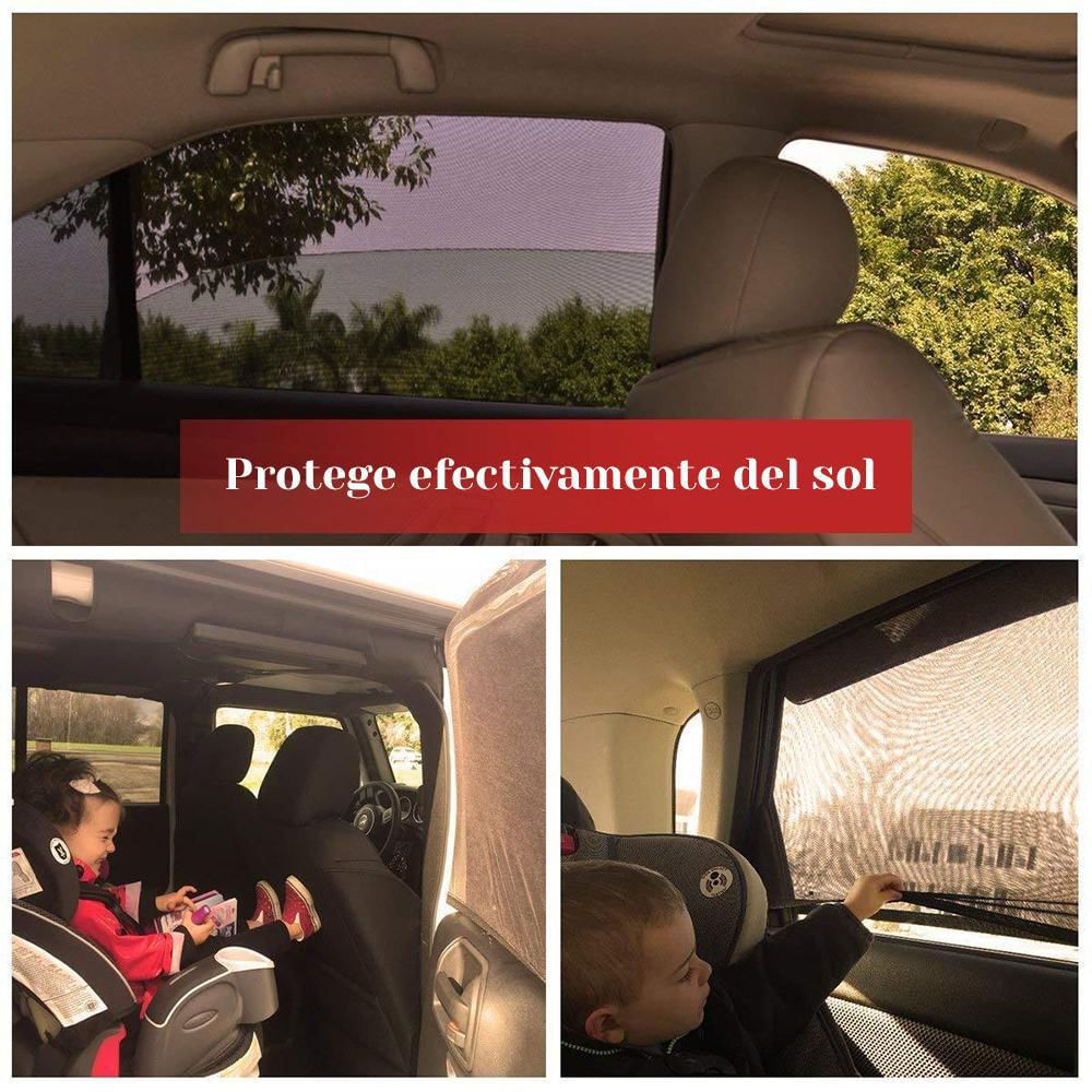 Parasol Cortina Ventana Carros Tapasol Protector Solar X2 Go img #5