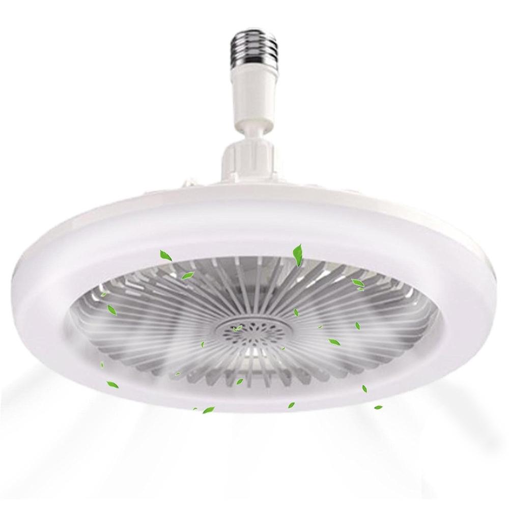 Lampara Ventilador Techo Enchufe Luz Led Control Remoto Aromaterapia