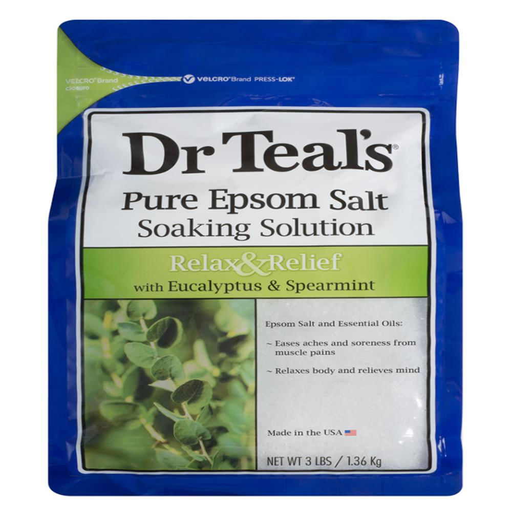 Dr. Teals Sal De Epsom Eucalipto 3Lb