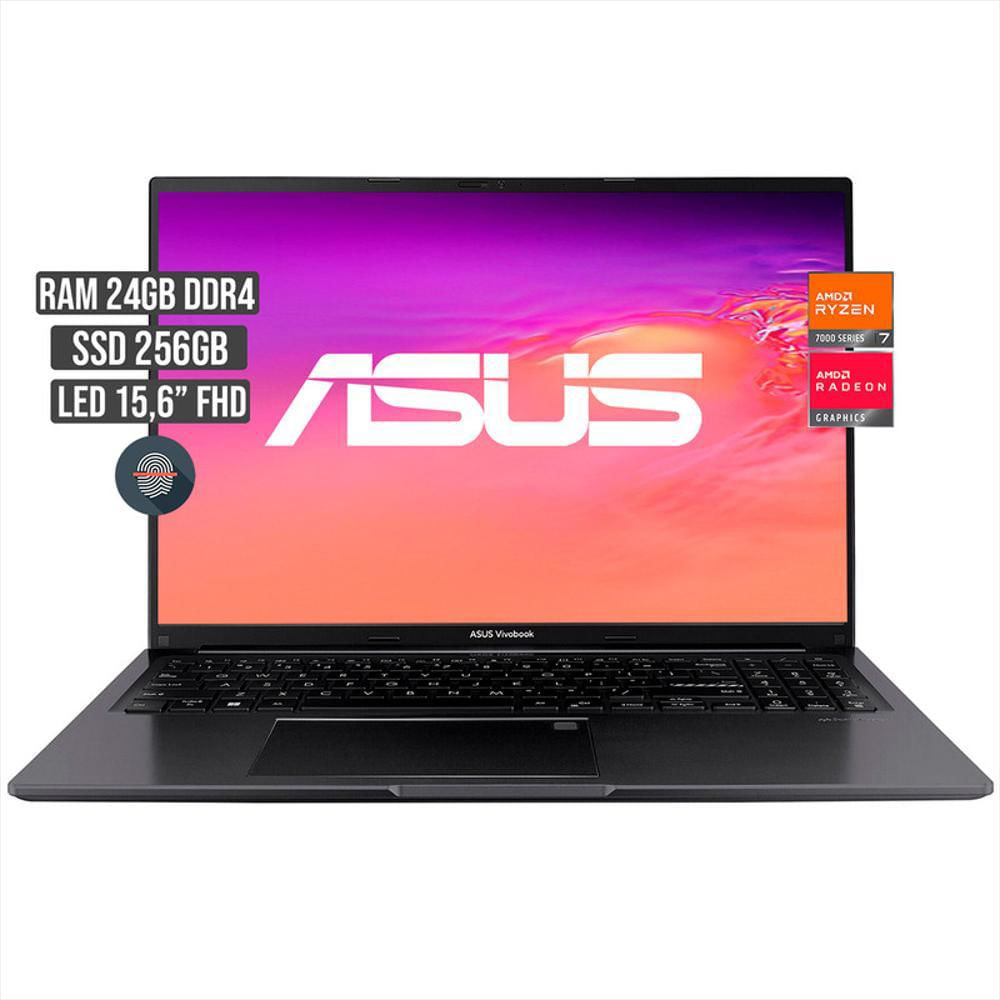 Portatil Asus Amd Ryzen 7 7730U Ssd 256Gb Ram 24Gb Led 15,6 Pulgadas Full Hd img #1