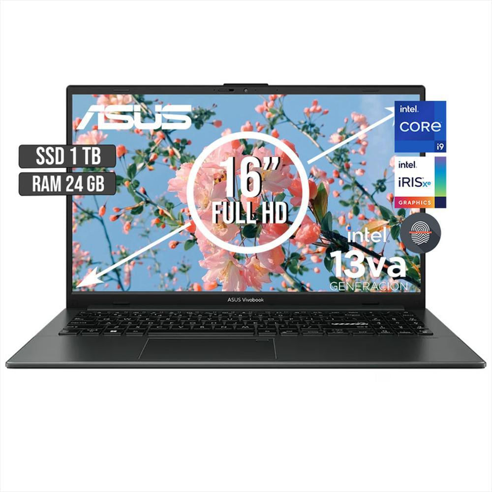 Portatil Asus Intel Core I9 13900H Ssd 1Tb Ram 24Gb Led 16 Pulgadas Full Hd img #1