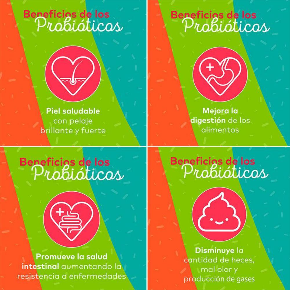 Probióticos Banano+Fresa+Avena Natural Para Perros 120 Gr img #4