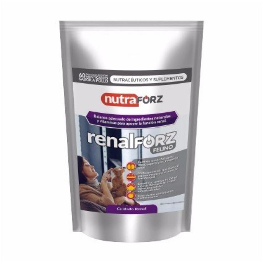 Renalforz Gatos Nutracéutico 60 Tabletas img #1