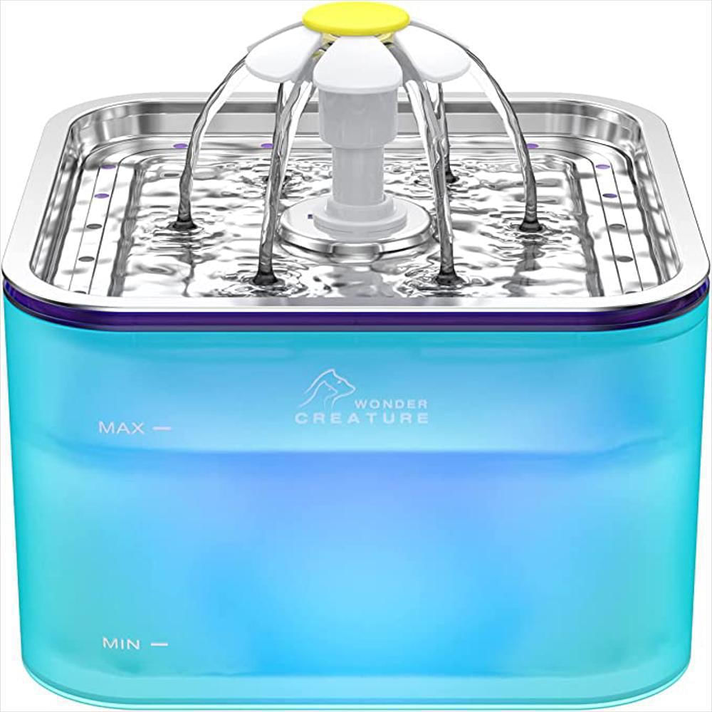 Fuente De Agua Automática Para Gato Y Perro Acero Inoxidable Pws 106