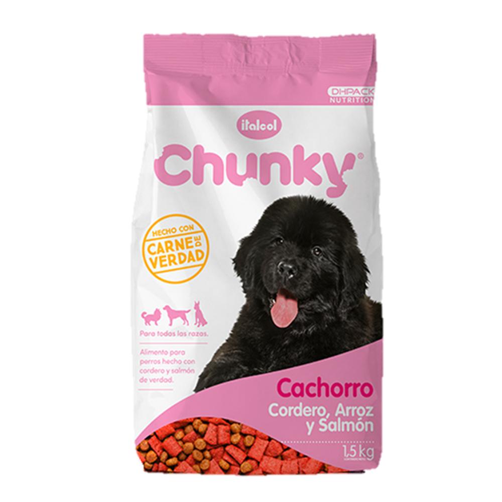 Chunky Cachorro Cordero Arroz Y Salmón X 8Kg