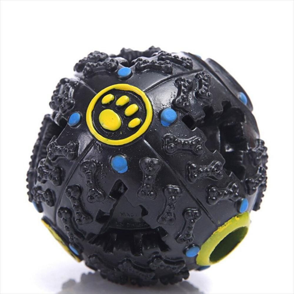 Juguete Pelota Yogo Dispensador Alimentos Perro Gato Negro L img #1