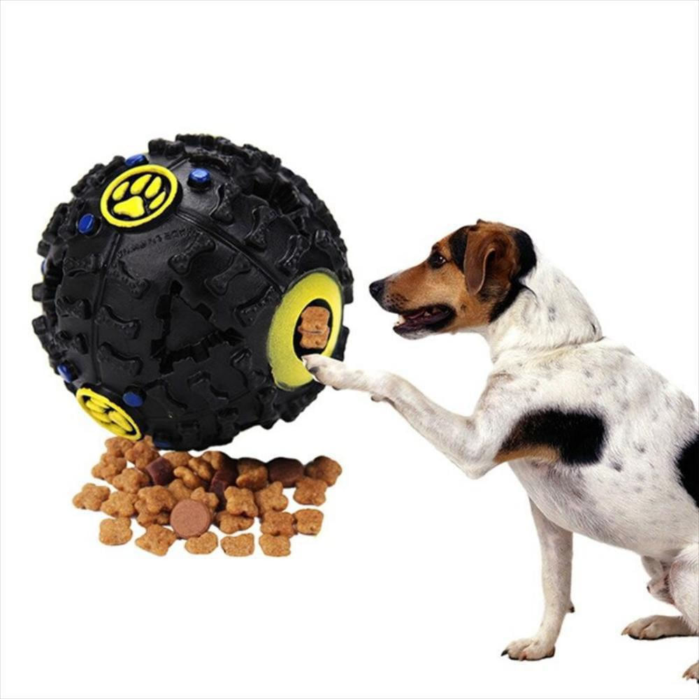Juguete Pelota Yogo Dispensador Alimentos Perro Gato Negro L img #2